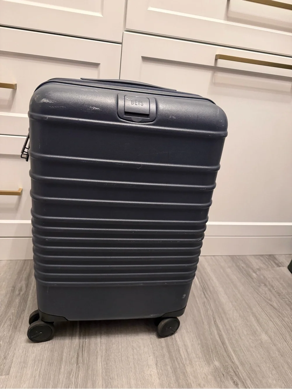 BEIS Navy Hard-Shell Carry-On Bag